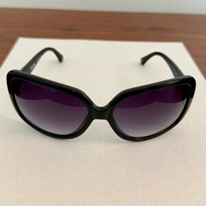 Michael Kors Black Frame with Purple Tint Sunglasses